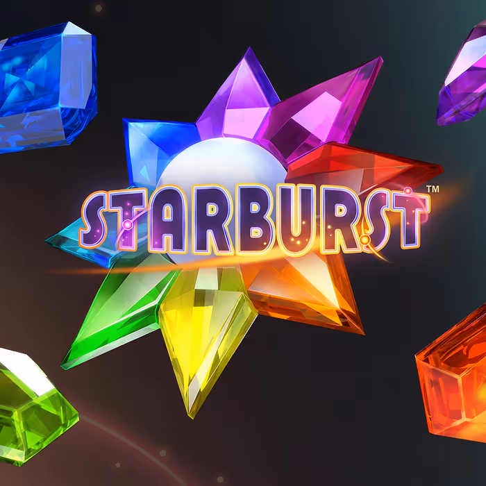 Starburst slot oyunu - genişleyen wild'lar ve yeniden döndürmeler ile klasik mücevher temalı video slot